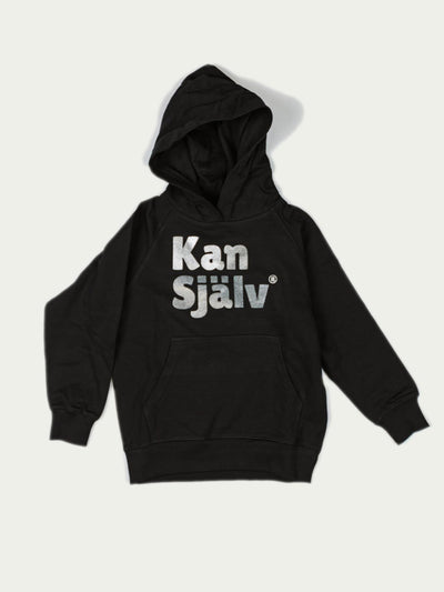 Kan Själv, huvtröja, silver metallic - Kan Själv