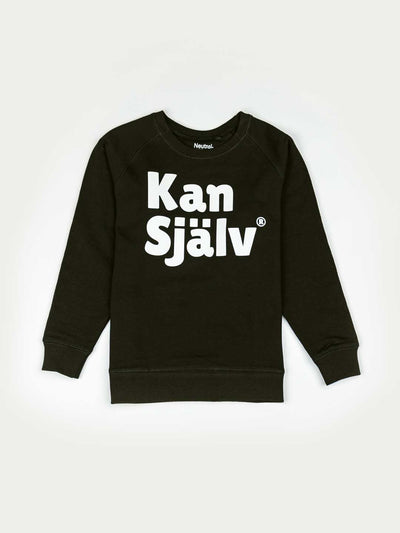 Kan Själv, sweatshirt, vit - Kan Själv