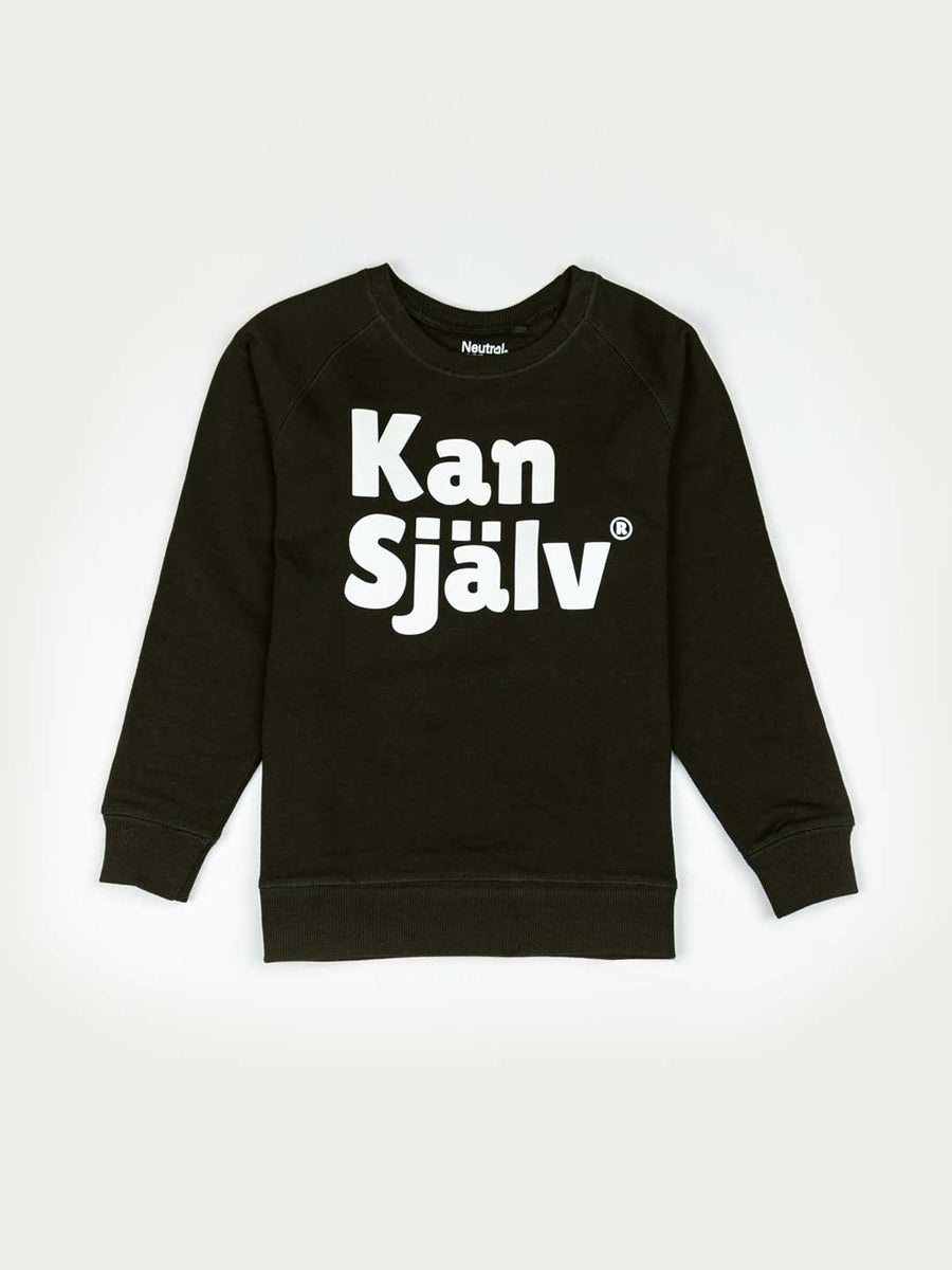 Kan Själv, sweatshirt, vit - Kan Själv